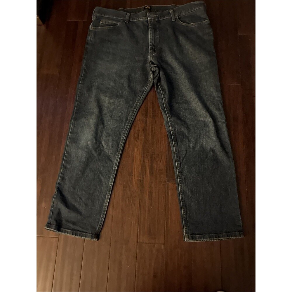 Lee Men's Legendary Straight Leg Blue Jeans Size 42 x 30